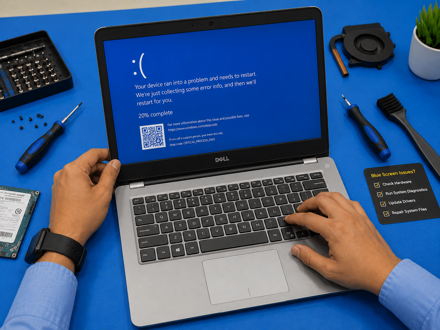 laptop blue screen problem